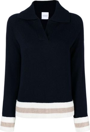 Madeleine Thompson V-neck knitted jumper - women - Wool/Cashmere - M - Blue