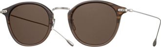 Eyevan 7285 Beret CHNT Mens Sunglasses Brown Size 49