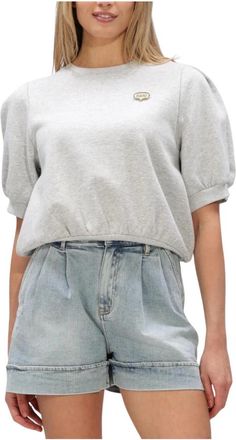 Janice Dames, Sweatshirts & Hoodies, Grijs, Maat: XL Katoen