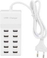OEM Cargador De Pared Usb Fdit De 10 Puertos, Estaci&oacute;n De Carga Usb Multipuerto, Regleta Con Concentrador Usb De Viaje De 100-240 V Con Cable Para M&uacute;ltipl
