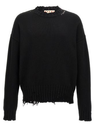 Marni Black Cotton Mens Cardigan
