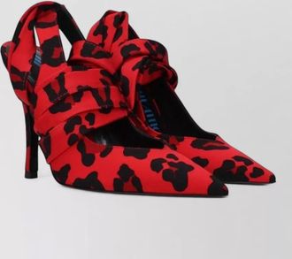 The Attico leopard-print sandals