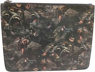 Givenchy Black Pvc Clutch Bag (Pre-Owned)