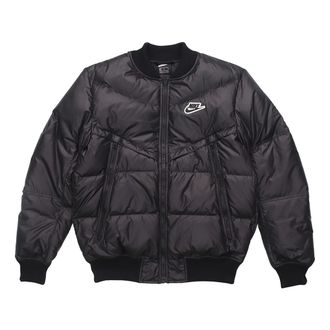 Nike Sportswear Down-Fill Windrunner Stand Collar Short Sports Down Jacket Black CU4403-010