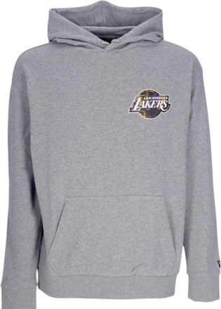 New Era Hoodies & sweatvesten, Heren, Grijs, L, Katoen, LA Lakers NBA Team Logo Hoodie