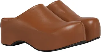 Marni Leather Chunky Clog Sabot