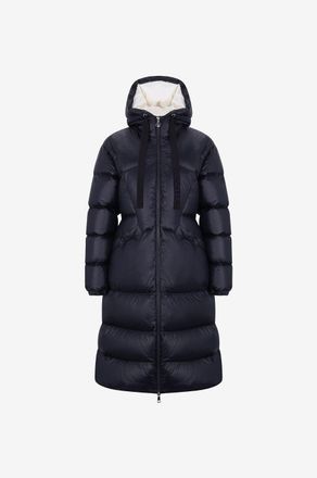 Moncler Lange Daunenjacke mit Kapuze Selenga