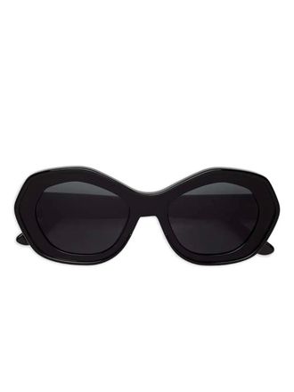 Marni Eyewear geometric-frame sunglasses - Black