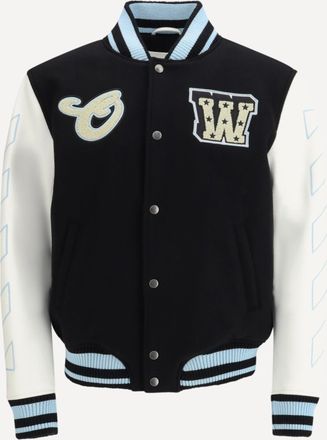 Off-white Varsity Star Logo Jacket Male 46