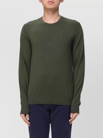 Michael Kors merino wool fine-knit crew-neck sweater