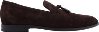 Ferragamo Flow Suede Tassel Loafers, Size 9 E