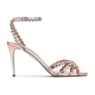 Aquazzura High Heel Sandals, female, Pink, Size: 7 1/2 US Tequila Sandal