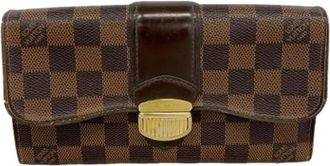 Louis Vuitton Portafoglio lungo Pre-owned (bi-fold) - - Pre-owned - Donna - Marrone - ONE SIZE
