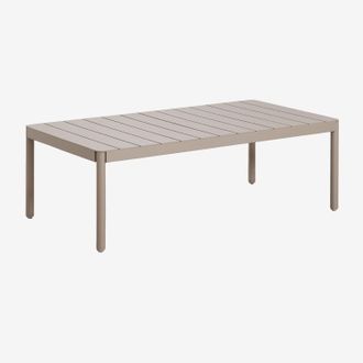 Sklum Mesa De Centro Para Jard&iacute;n Rectangular 110x60 Cm En Aluminio Boleni Sklum