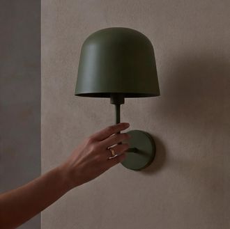 Forlight Fres Aplique Interior Verde Para Bombilla E14 - Forlight