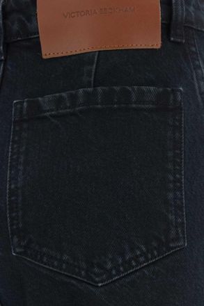 Victoria Beckham High-Rise Straight-Leg Denim Jeans - Navy
