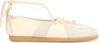 Maison Margiela zachte ballerinas met veters