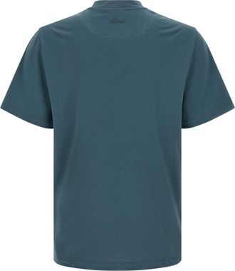 Brioni Mens Blue Cotton T-Shirt