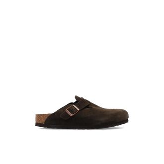 Birkenstock Boston BS Slides - Dames - Slip ons - Bruin - 45 EU - Su&egrave;de - Schoenen
