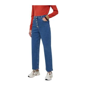 Paul Smith Wide Leg Jeans - Dames - Jeans - Blauw - Maat: W26 Katoen