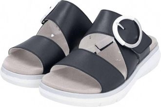 Remonte Womens D2K51-14 Flat Sandal In Navy