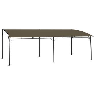 Berkfield Home Garden Sunshade Awning 6x3x2.55 m Taupe in Beige