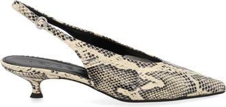 Aeyde Neutrals Camila Pointed Slingback Flats