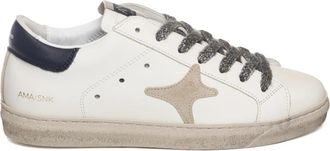 Ama brand SNK U4715 - Heren - Sneakers - Veelkleurig - 40 EU - Leer - Schoenen