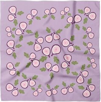 Centinelle Fig Cotton Silk Bandana in Purple at Nordstrom