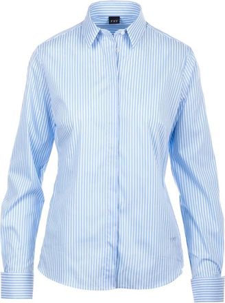 Fay Shirts - Dames - Overhemden - Blauw - L - Overhemden
