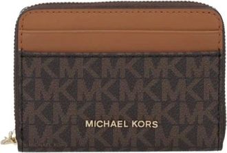 Michael Kors Kleine portemonnee - Dames - Accessoires - Bruin - Maat: ONE Size Leer
