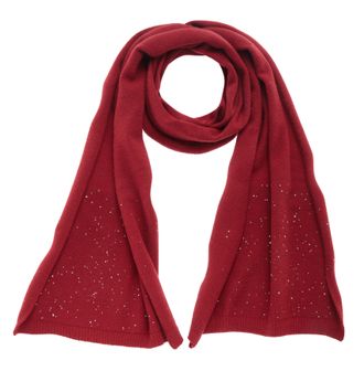 Lascana Schal LASCANA, Damen, blau (rot), Strick, Kunstfaser, leicht gl&auml;nzend, unifarben, Modet&uuml;cher Schal, Strickschal, Winterschal, Damenschal, Modeschal