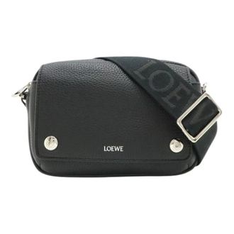 Loewe Pre-owned Shoulder bag - Dames - Pre-owned - Zwart - Maat: ONE Size Leer