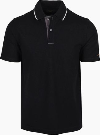 Paul & Shark Mens Paul & Shark Tipped Polo Shirt Black - Size: 44