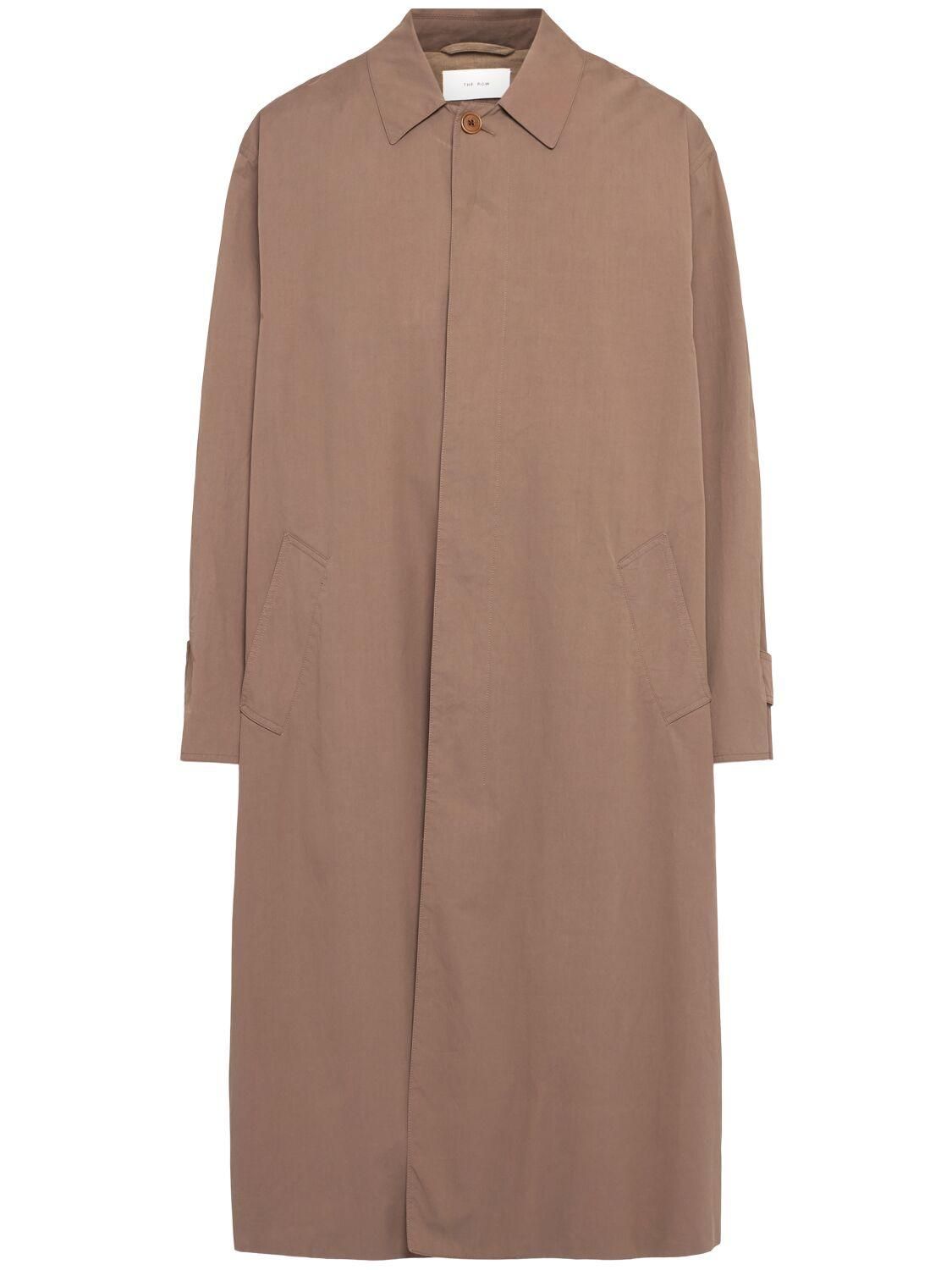 コート The Row Women Coats THE ROW Francine padded oversized belted shell coat | NET-A