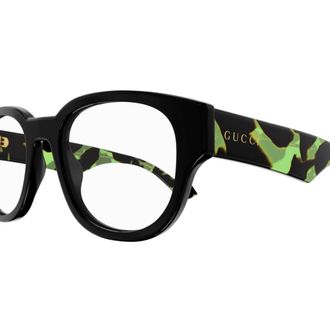 Gucci Gg1429o003 Black Havana Transpar