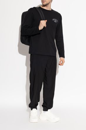 Emporio Armani Long Sleeve T-shirt, Mens, Black