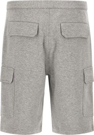 Brunello Cucinelli Mens Gray Cotton Bermuda Shorts