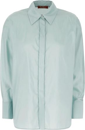 Max Mara Camicia con colletto classico - Blu