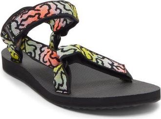 Teva Original Universal Sandal in Epic Coral/green Multi at Nordstrom, Size 11