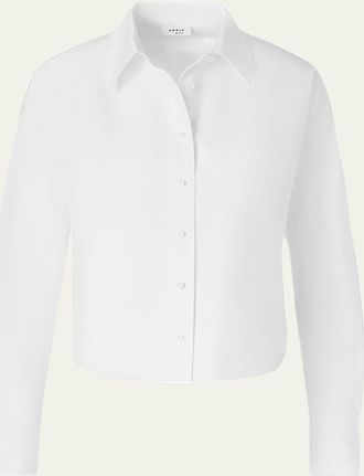 Akris Cotton Poplin Button-Down Shirt