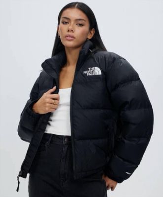 The North Face Womens Retro Nuptse Jacket In Black