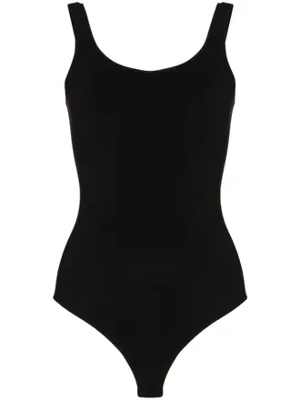 Wolford Black Scoop Neck Top