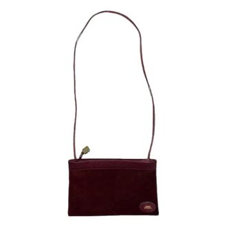 Loewe Pre-owned Amazona Schoudertas - Dames - Pre-owned - Rood - Maat: ONE Size Leer