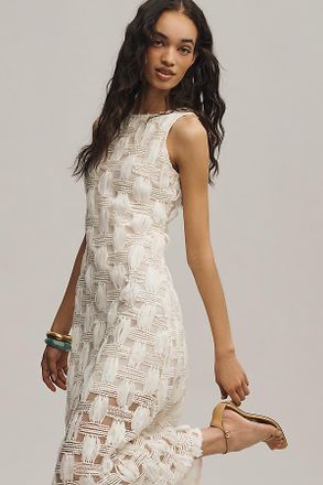 endless rose Sleeveless Textured Column Dress