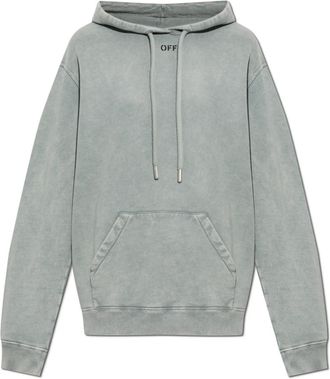 Off-white The Hoodie - Dames - Hoodies - Blauw - L - Hoodies & sweatvesten