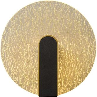 OEM Aplique De Pared Vintage Para Interiores, Aplique De Pared Acr&iacute;lico, Aplique De Pared Dorado, L&aacute;mpara Redonda, L&aacute;mpara De Pared Led, Aplique De Pared 