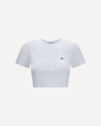 Fiorucci Angels patch cropped T-shirt Female M