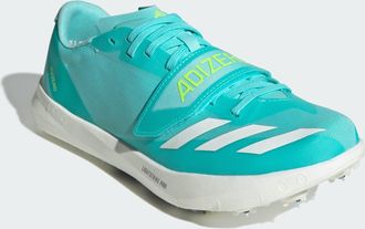 adidas adidas Performance Unisex Adizero TJ/PV Track and Field Shoes - Turquoise - Size UK 10.5