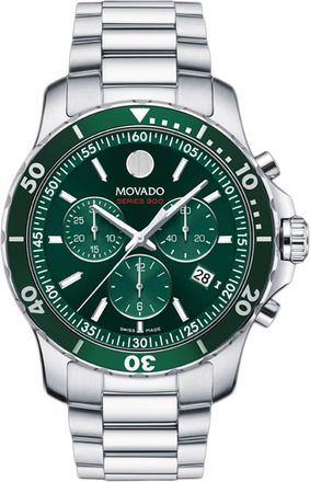 Movado Mens Series 800 Green Dial Watch